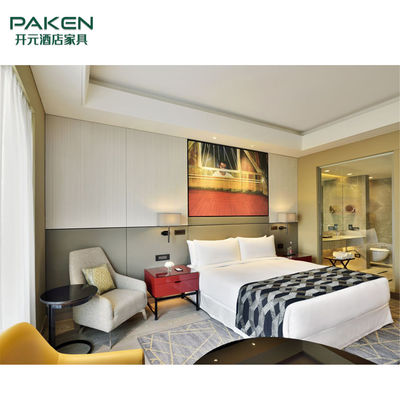 kualitas  Luxury Bedroom Melamine Five Star Hotel Furniture pabrik