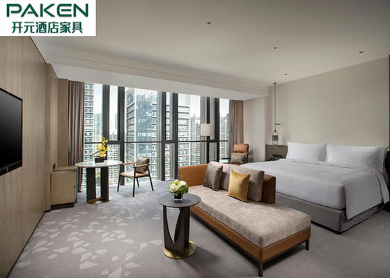 Intercontinental Hotels Group Entry Lux Style Bedroom Furniture Sets Kayu Dekorasi Furnitur Tetap