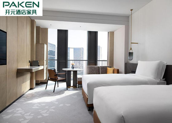 Intercontinental Hotels Group Entry Lux Style Bedroom Furniture Sets Kayu Dekorasi Furnitur Tetap