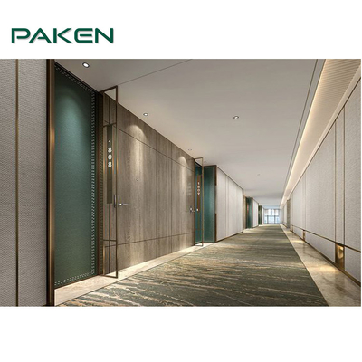 Busa Kepadatan Tinggi ISO9001 Panel dinding hotel Interior Perabotan Tetap Paken HQF-006